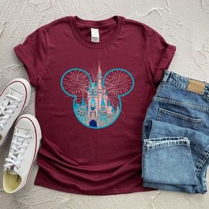 Disney Castle Shirt, Disney Shirt, Disneyland Shirt, Disney Mickey Minnie Shirt